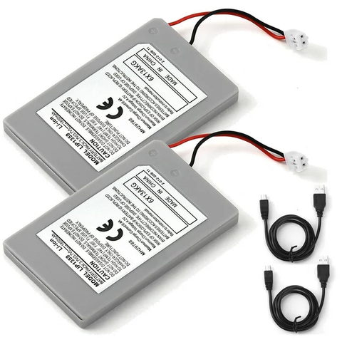 2Pack 3.7v 1800mAh Replacement Battery for Sony Playstation 3 Controller PS3