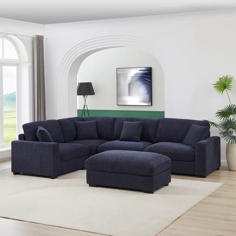 Eugenija 5 - Piece Upholstered Sectional