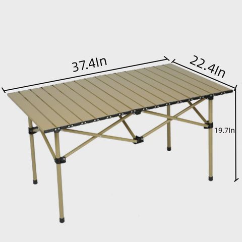 COWIN Folding Camping Table Portable