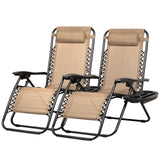 Set of 2 Relaxing Recliners Patio Chairs