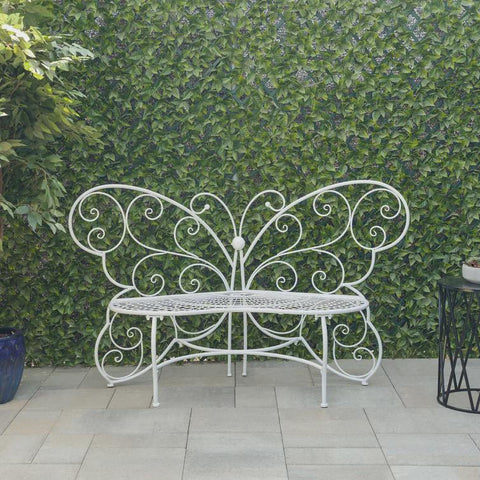 Breena Metal Outdoor Bench