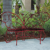 Breena Metal Outdoor Bench