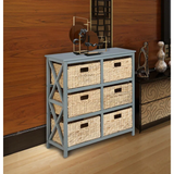 Schimpl Solid Wood 6 Drawer Accent Chest