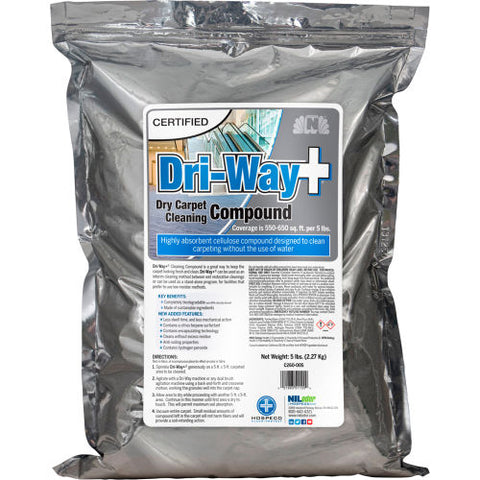 Dri-Way+ Compound, Two 5 Lbs. Container, Light Citrus Scent, Brown