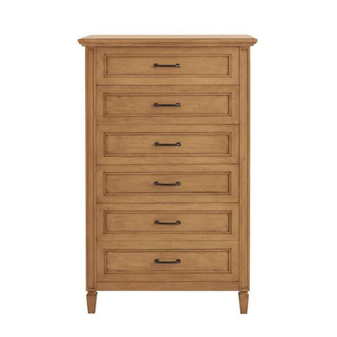 Bonawick Patina Wood 6-Drawer Chest of Drawers (50 in. H x 32 in. W x 19 in. D)