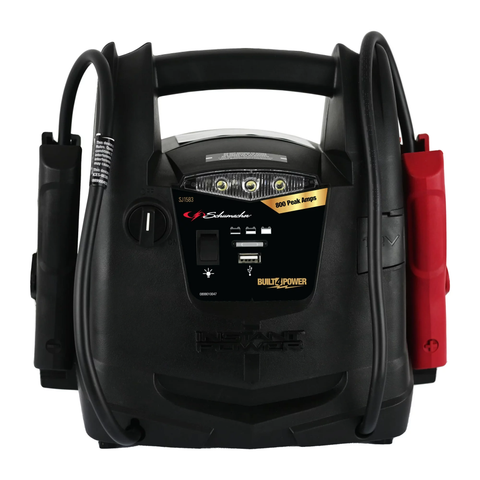 SJ1583 Portable Power Station, 800A Jump Starter – 150-PSI Air Compressor