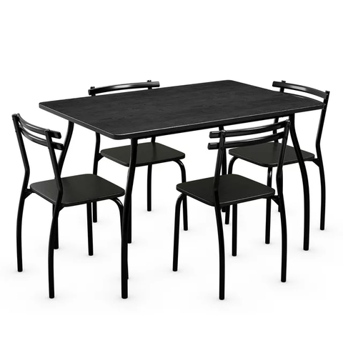 5 Pcs Dining Set Table 30'' And 4 Chairs