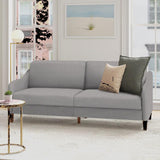 Aria 77" Round Arm Convertible Sofa