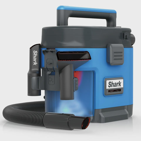 Shark MessMaster Portable Wet Dry Vacuum, Small Shop Vac, 1 Gallon Capacity, Corded, Handheld, VS100