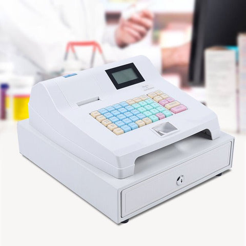 Commercial Electronic Cash Register 48 Keys POS System Casher