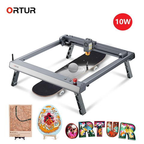 ORTUR La/ser Master 3 La/ser Engraver With Legs, 10W Higher Accuracy