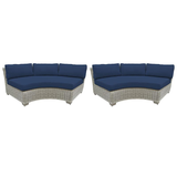 Curved Wicker Armless Sofa 2 Per Box