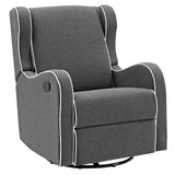 Rebecca Upholstered Swivel Gliding Recliner