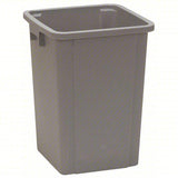 19 gal. Square Gray Trash Can