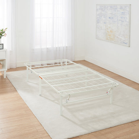 14" High Profile Foldable Steel Platform Bed Frame