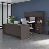 Ringold 3 Piece U-Shape Computer Desk Office Set with Hutch