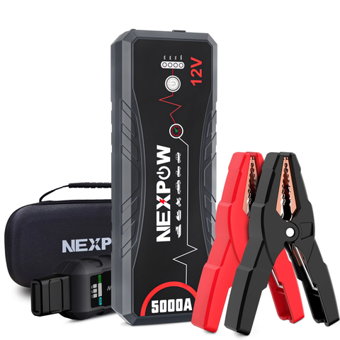 Car Jump Starter, 5000A Peak 28800mAh Battery Jump Starter for All Gas and 12L Diesel Engine