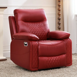 Single Recliner Chairs for Adults, Reclining Chair Manual Sofas for Living Room