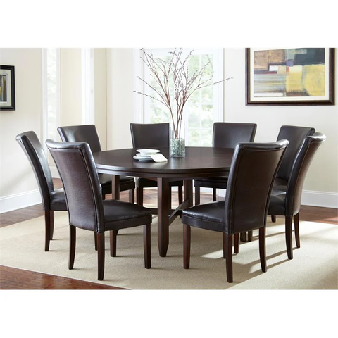 Hartford Dark Oak 9-Piece Dining Set