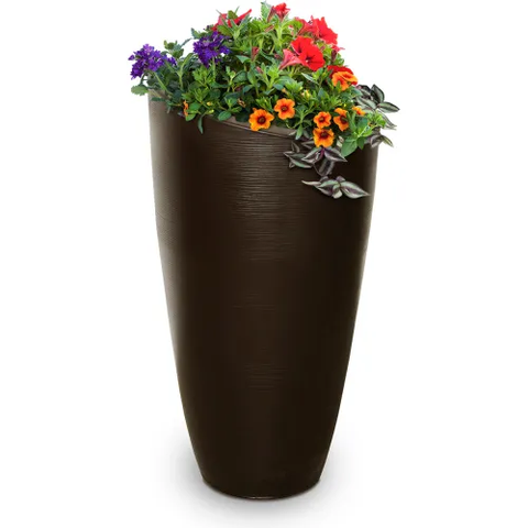 Mayne® Modesto 42" Tall Planter, Espresso