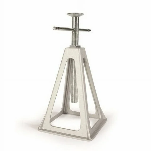 Camco RV Stabilizing Jack Stands - Adjusts 11" to 17" - Cast Aluminum, Silver, 4-Pack (44560)