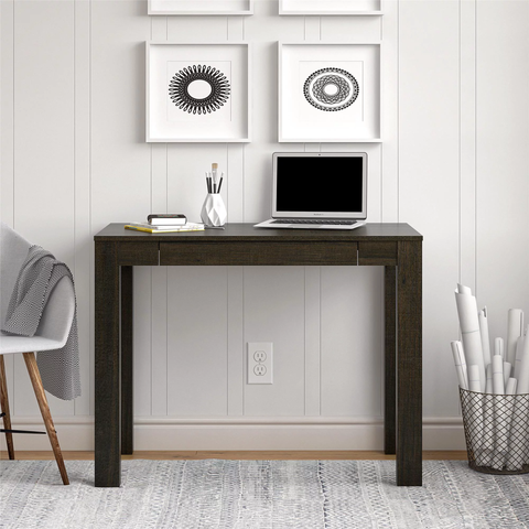 Parsons Office Living Room Desk, Espresso Finish