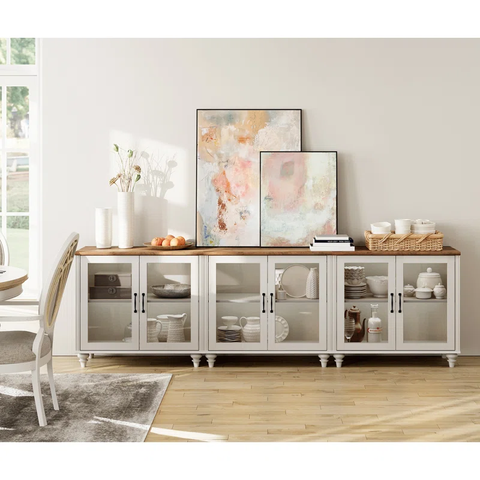 Alkire 101.6'' Sideboard-White