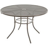 48" Round Outdoor Café Table, Steel Mesh