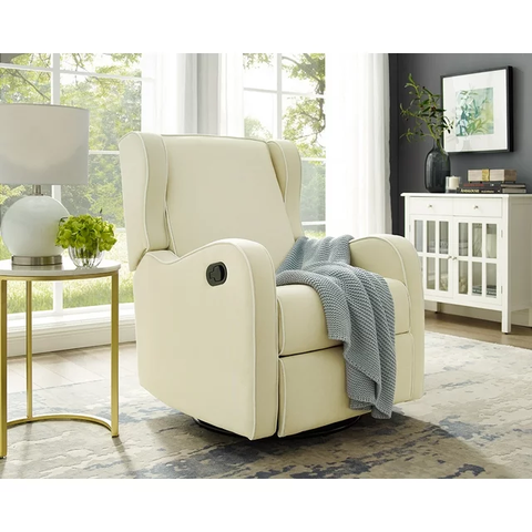 Rebecca Upholstered Swivel Gliding Recliner