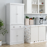 72.4'' Tall 2-Double Door 1-Drawers Kitchen Pantry