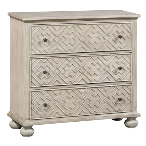 Hawthorne Estate 3 Drawer Fretwork Pattern Chest