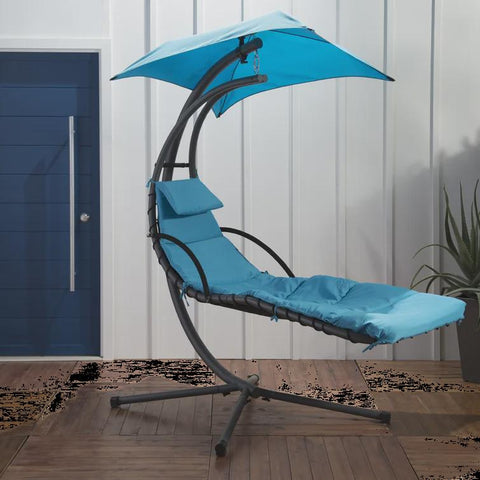 Delilah 1 Person Hanging Chaise Lounger with Stand