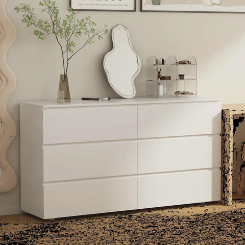 Anastasiya 6 - Drawer Dresser white