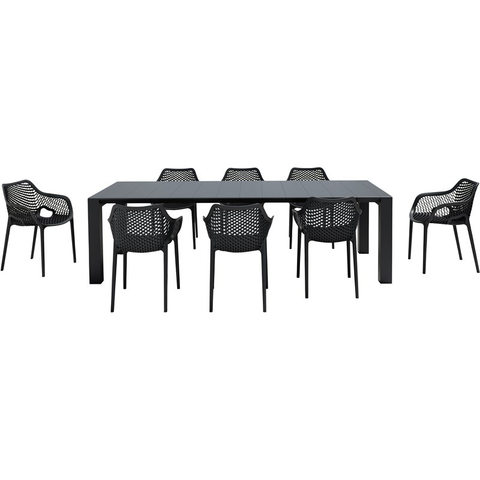 Air XL Extension 9 Piece Dining Set