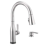 Marca Single-Handle Pull-Down Sprayer Kitchen Faucet with ShieldSpray Technology and Soap in SpotShield Stainless