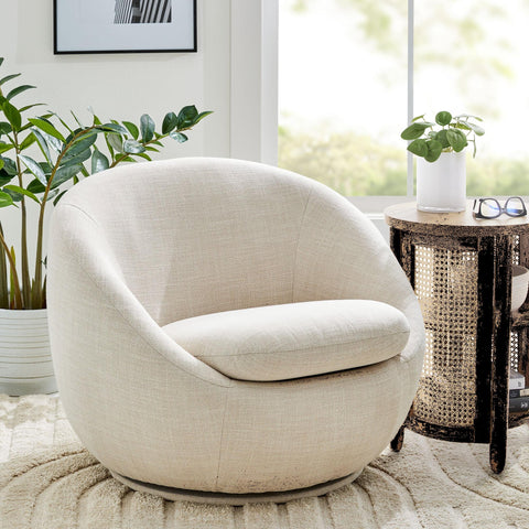 Mira Velvet Swivel Chair