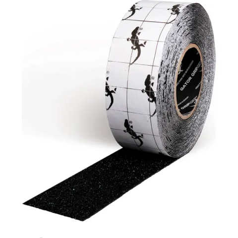 Gator Grip Coarse Grit Anti-Slip Tape, Black, 2"W x 50'L Roll, SG6502B 3 per pack