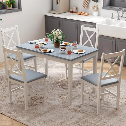 Dining Table Set for 4, 5 Piece Kitchen Table Set