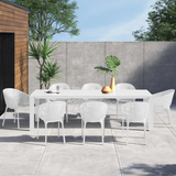 Farrah 8 - Person Rectangular Extendable Outdoor Dining Set