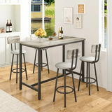 Industrial Style Dining Table Set