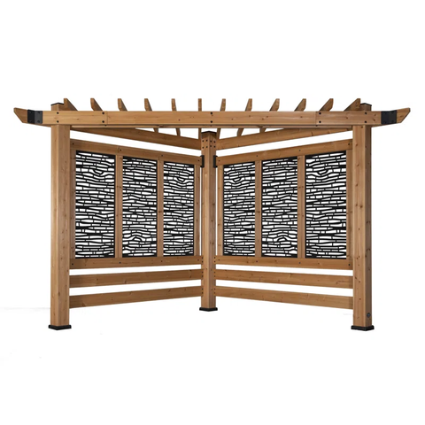 Verona 12.9 Ft. W x 9.5 Ft. D Solid Wood Pergola