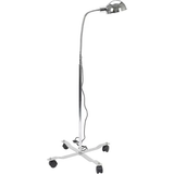 Gooseneck Exam Lamp 13408MB, Dome-Style Shade with Mobile Base, Chrome