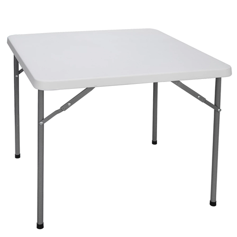 Segawe Camping Table, White, 3 ft, 3 ft