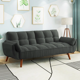 Kamaren Full 75.39" Futons Upholstered Convertible Sofa