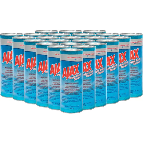 Ajax® Oxygen Bleach Powder Cleanser, 21 oz. Can, 24 Cans - 14278