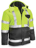 Class 3 Hi-Vis Polar Parka - Lime, Large S-23349ORG-L