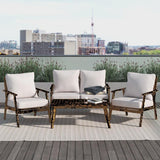 Avyion 4 - Person Outdoor Seating Group with Cushions