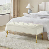 Kajana Upholstered Flip Top Storage Bench