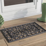 Tangier Non-Slip Floral Outdoor Doormat