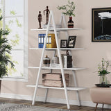 Tribesigns 4-Tier Bookshelf, A-Shaped Bookcase 4 Shelves